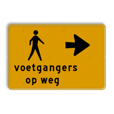 Aluminium omleidingsbord met een dubbel omgezette rand