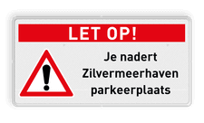 Veiligheidsbord met dubbel omgezette rand