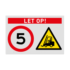 Veiligheidsbord vlak Alupanel (2mm)