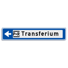 Aluminium versterkt kokerprofiel Verwijsbord