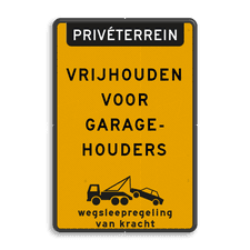 Aluminium informatiebord met dubbel omgezette rand