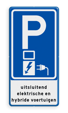 Aluminium informatiebord met een dubbel omgezette rand
