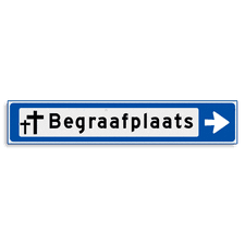Aluminium versterkt kokerprofiel Verwijsbord
