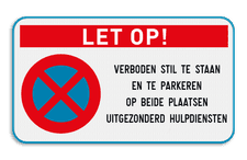 Aluminium bord, omgeplooide rand met gelaste profielen