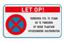 Aluminium bord, omgeplooide rand met gelaste profielen