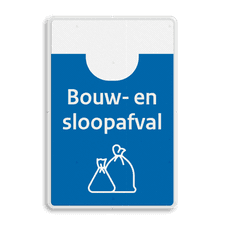 Aluminium bord met een dubbel omgezette rand