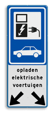 Aluminium informatiebord met een dubbel omgezette rand