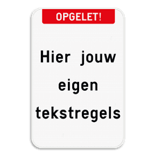 Aluminium bord, omgeplooide rand met gelaste profielen
