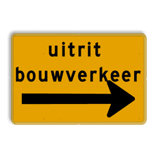 Aluminium omleidingsbord met een dubbel omgezette rand