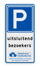 Aluminium informatiebord met een dubbel omgezette rand