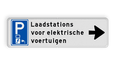 Aluminium informatiebord met een dubbel omgezette rand