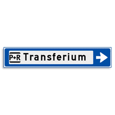 Aluminium versterkt kokerprofiel Verwijsbord