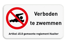 Aluminium bord, omgeplooide rand met gelaste profielen