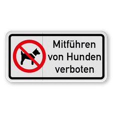 Verkehrsschild aus DibondTraffic mit Alform Rahmen