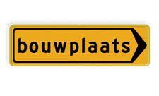 Aluminium omleidingsbord met een dubbel omgezette rand