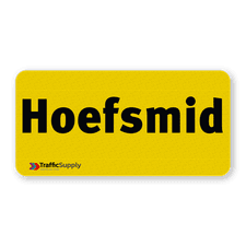 Aluminium Vlak informatiebord (2mm) met ronde hoeken