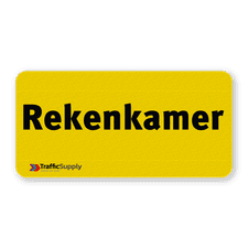 Aluminium Vlak informatiebord (2mm) met ronde hoeken