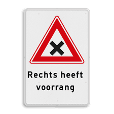 Aluminium informatiebord met dubbel omgezette rand
