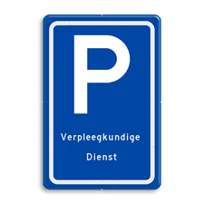 Aluminium informatiebord met een dubbel omgezette rand