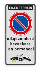 Aluminium informatiebord met een dubbel omgezette rand