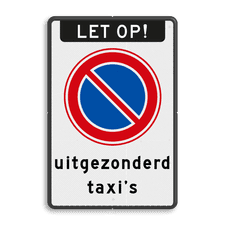 Aluminium informatiebord met dubbel omgezette rand