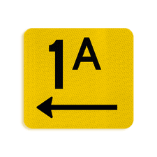 Terreinbord Alupanel 119x109mm
