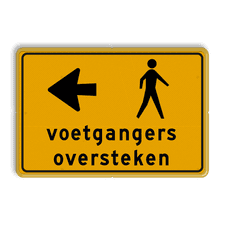 Aluminium omleidingsbord met een dubbel omgezette rand