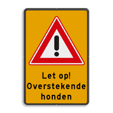 Aluminium informatiebord met dubbel omgezette rand