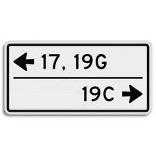 Aluminium straatnaambord met een dubbel omgezette rand