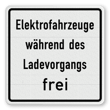 Verkehrsschild aus DibondTraffic mit Alform Rahmen