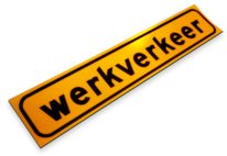 Magneetbord 1200x240mm FLUOR Werkverkeer