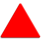 Triangle traffic sign - 2mm aluminum - double flanged edge
