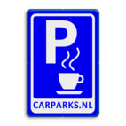 Verkeersbord  Parkeren / EIGEN ONTWERP