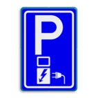 Verkeersbord RVV E08o - oplaadpunt - BE04a