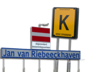 Schaapvaartbord HAAKS / per m2