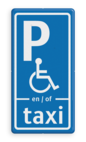 Verkeersbord RVV E06 en/of taxi