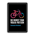 Informatiebord De kunst van fietsen - FC eigen ontwerp - 90 graden