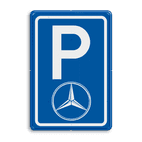 Parkeerbord E08 voor auto merk Mercedes