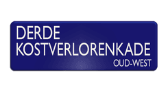 Straatnaambord aluminium DOR 900x300mm 3R - type Amsterdam