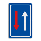 Verkeersbord België B21 - Smalle doorgang