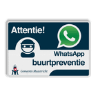 WhatsApp Buurtpreventie Informatiebord  Logo  - L209wa