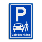 Parkeerbord type E08 Valetparking - parkeerservice