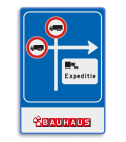 Routebord vrachtwagens expeditie en logo