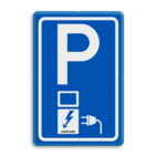 Verkeersbord RVV E08o - oplaadpunt - JustPlugin