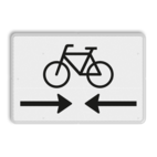Verkeersbord RVV OB503OB02 - Onderbord - Kruising fietspad