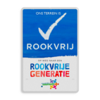 Informatiebord Rookvrij Speeltuin met logo