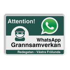 WhatsApp - Sweden - Attention! Grannsamverkan - L209wa-g