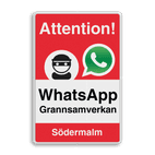 WhatsApp - Sweden - Attention! Grannsamverkan - L209wa-g