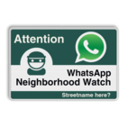 WhatsApp - Englisch - Attention - Neighborhood Watch
