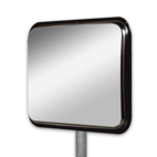 Miroir industriel en acier inoxydable 600x450mm sans cadre